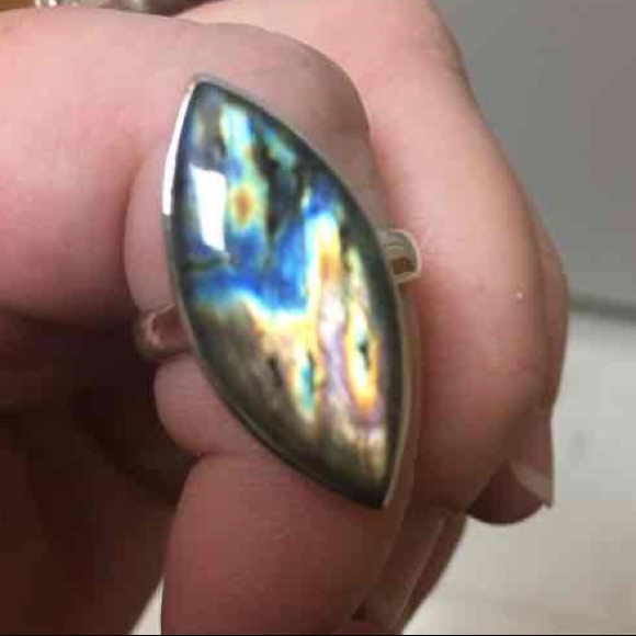 Labradorite Spectrolite ring - Picture 4 of 4